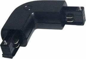 V-TAC Łącznik Szynoprzewodu L Track Light 3 fazowy Czarny V-TAC