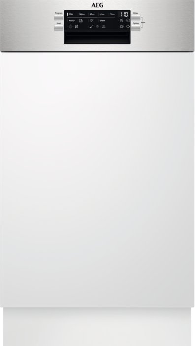 AEG iebūvējama trauku mazg.mašīna 45 cm FEE73517PM