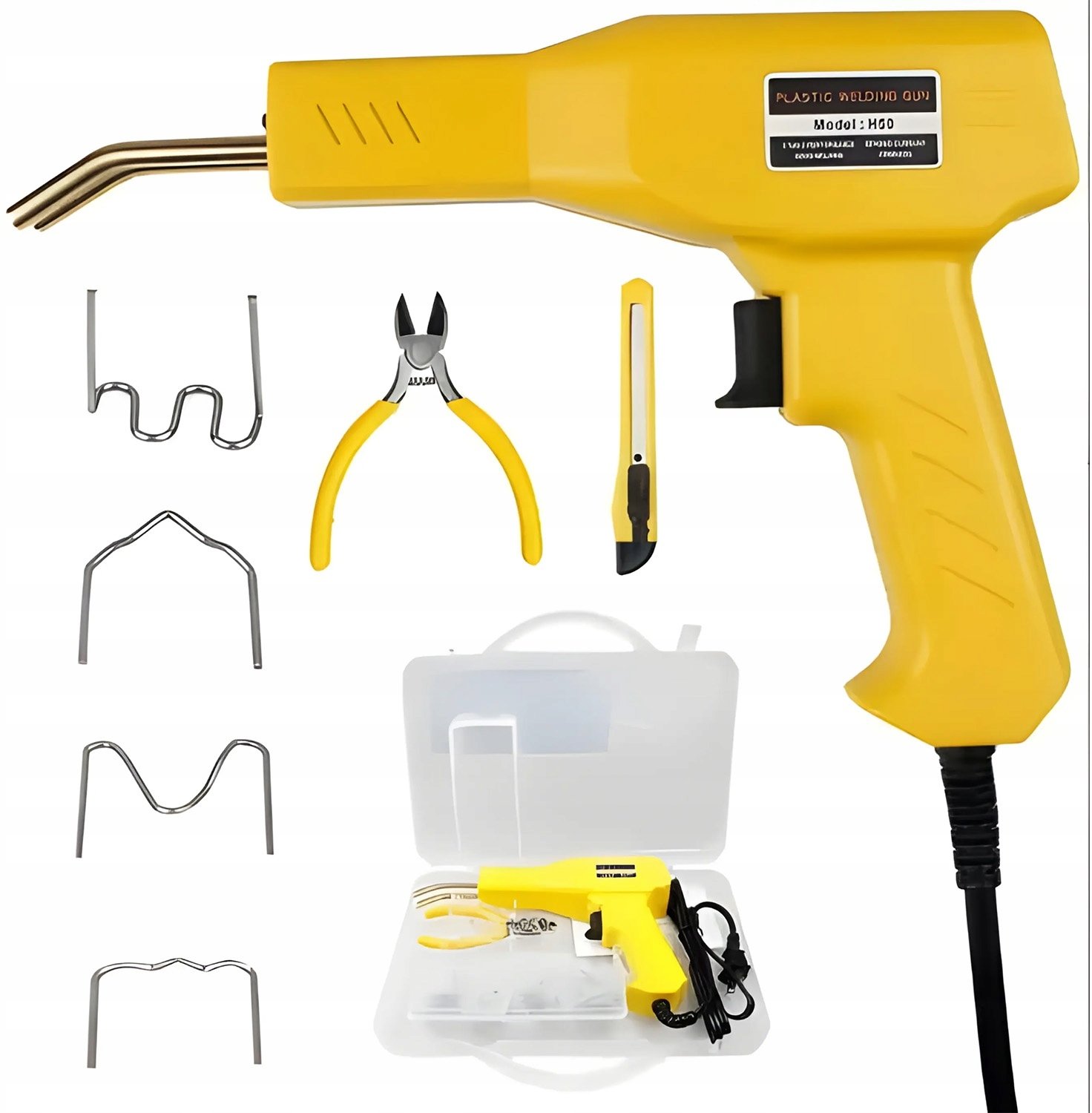 Zestaw spawarka do plastiku iWant WG-X50 i 200 sztuk zszywek