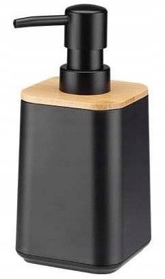Dozownik do mydła w płynie czarny Moreno