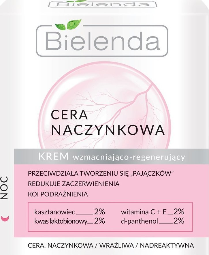 Bielenda Krem do twarzy Cera Naczynkowa wzmacniająco-regenerujący 50ml