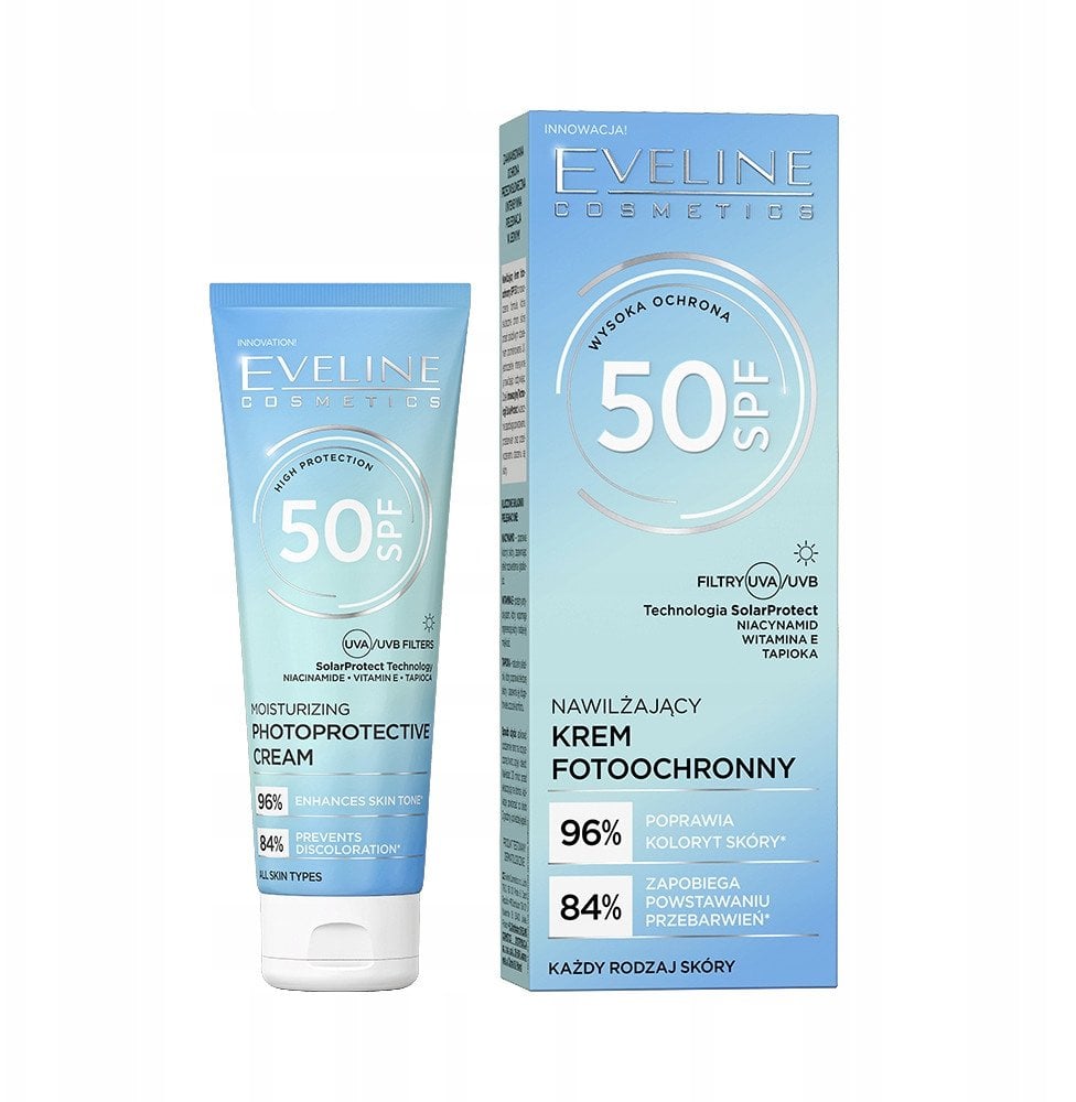 EVELINE KREM fotoochronny nawilżający SPF50 30ml