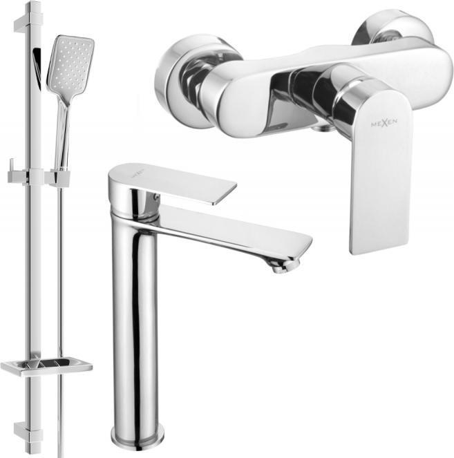 Mexen Mexen Royo DQ62 zestaw prysznicowy, chrom - 72214DQ62-00