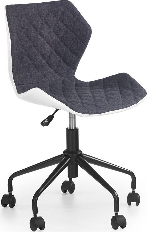 Profeos Młodzieżowy fotel obrotowy Kartex - popielaty