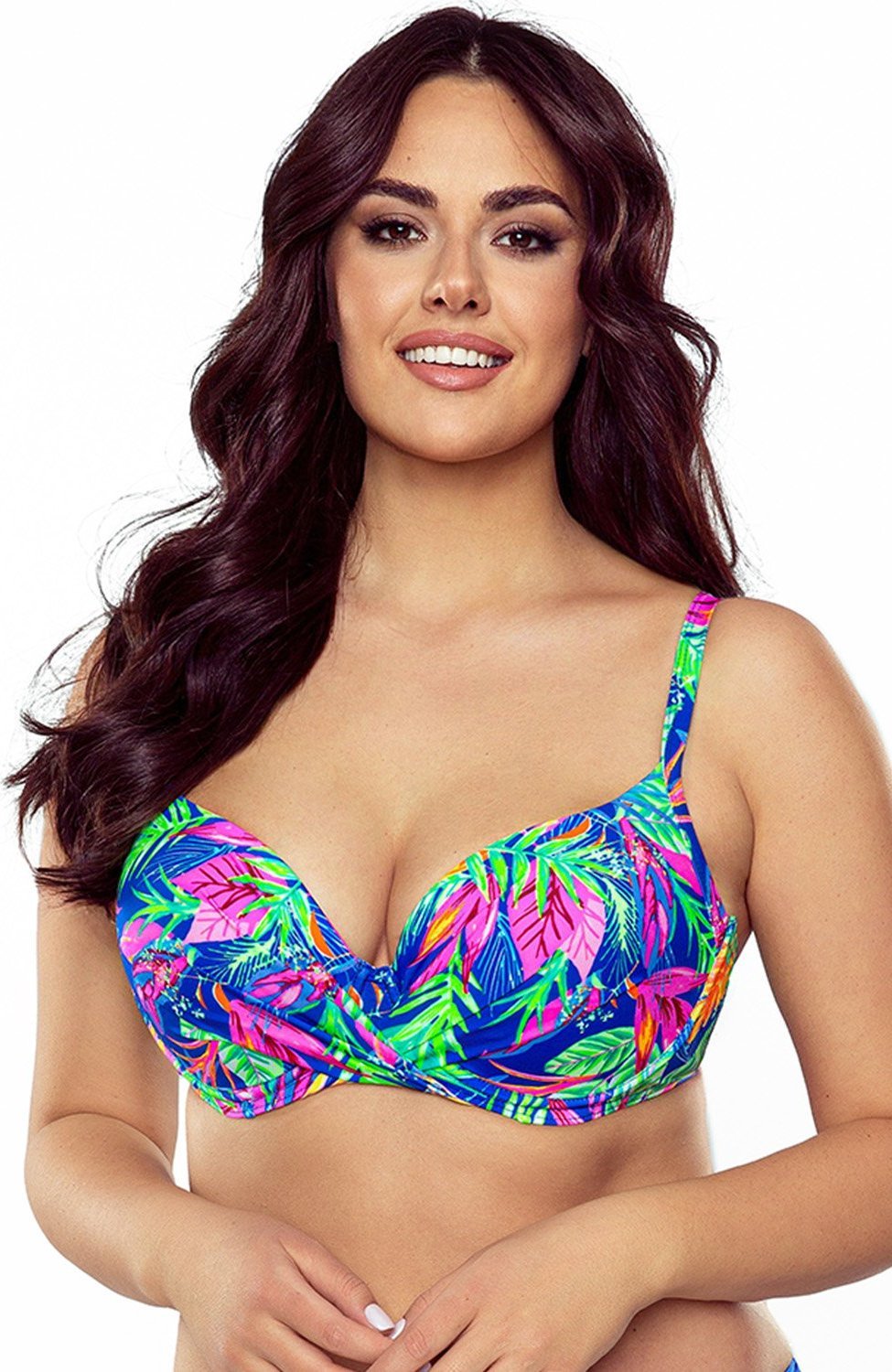 Vivisence Vivisence 3209 wielokolorowy 80E Kostium kąpielowy biustonosz usztywniany