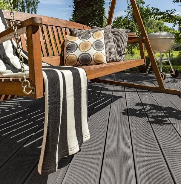 HDL Deska tarasowa kompozytowa jasnoszara 220x14,6 2m2