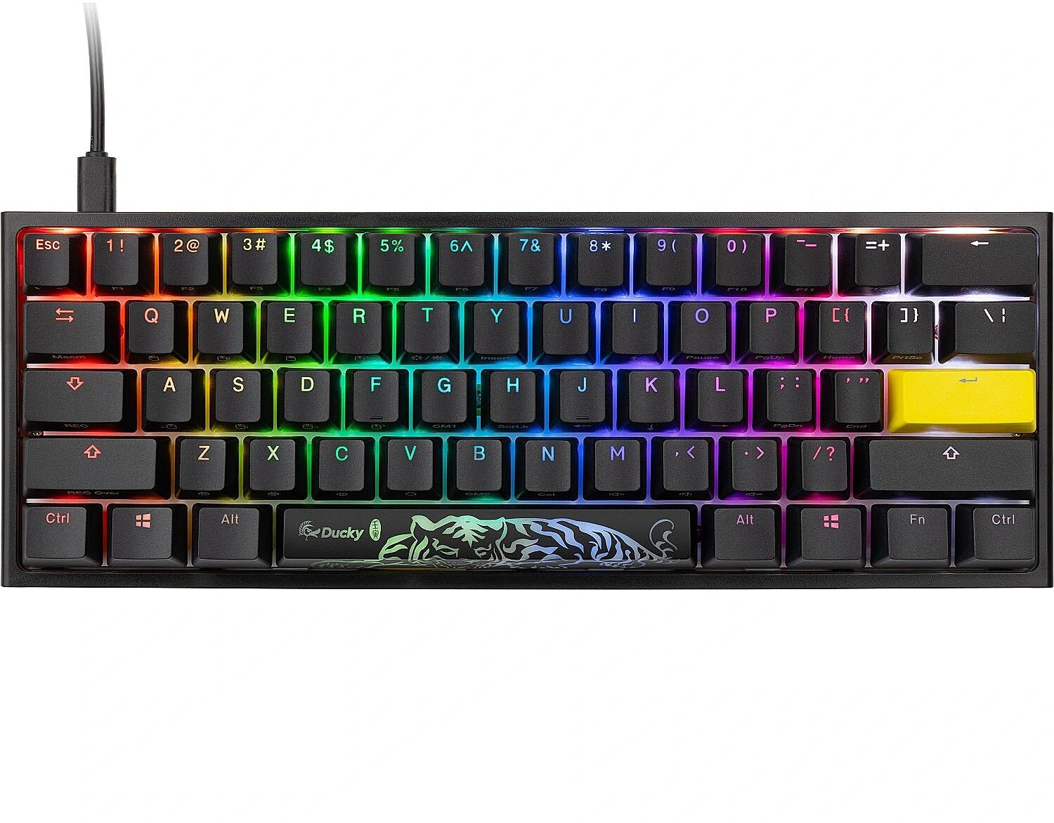 Klawiatura Ducky Ducky One 2 Pro Mini Gaming Tastatur, RGB LED - Cherry Brown (US)