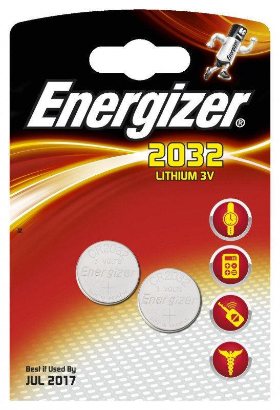 Energizer Bateria CR2032 210mAh 2 szt.