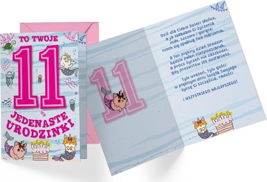 KUKARTKA Karnet B6 PR-311 Urodziny 11