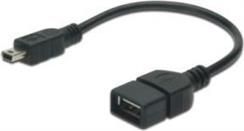 Adapter USB Digitus miniUSB - USB Czarny (AK300310002S)