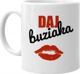 Koszulkowy Daj buziaka - kubek z nadrukiem