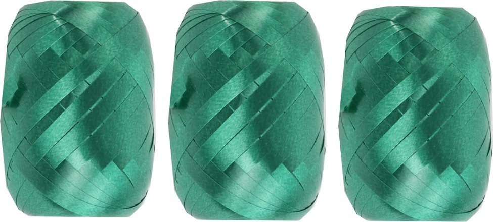 Fastima Tasiemka wstążka metalizowana Zielona 3x20m W20