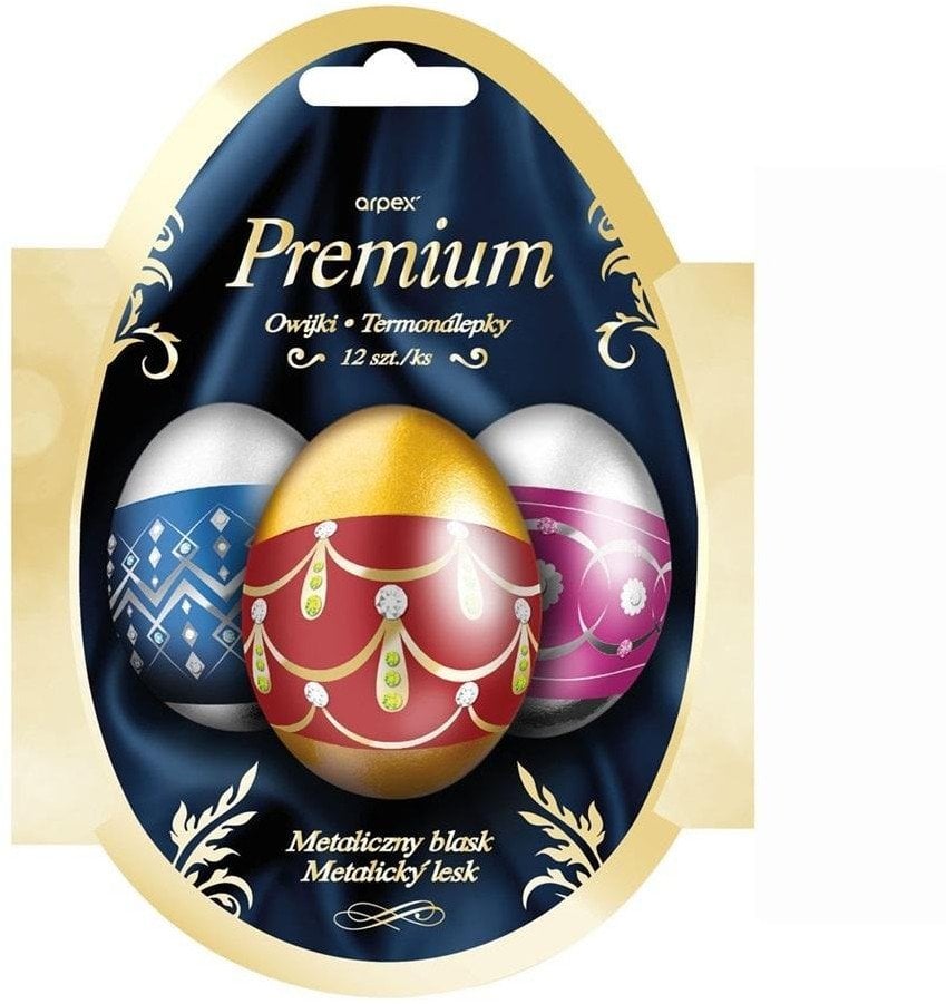 Arpex Owijki termokurczliwe na jajka - premium 12szt