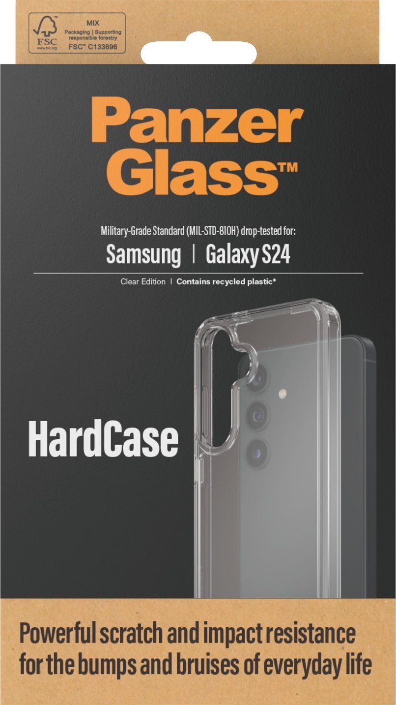 PanzerGlass PanzerGlass HardCase Sam S24 S921 Military grade przezroczysty/transparent 1213