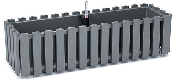 Prosperplast Skrzynka balkonowa Boardee Fencycase DDEF600 szara