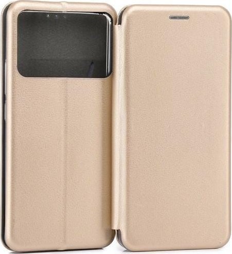 Beline Beline Etui Book Magnetic Poco F6 Pro złoty/gold