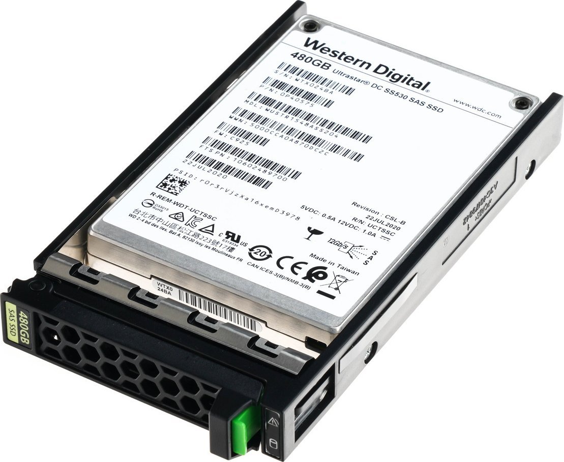 Dysk WD Ultrastar DC SS530 480GB 2.5'' SAS-3 (12Gb/s)