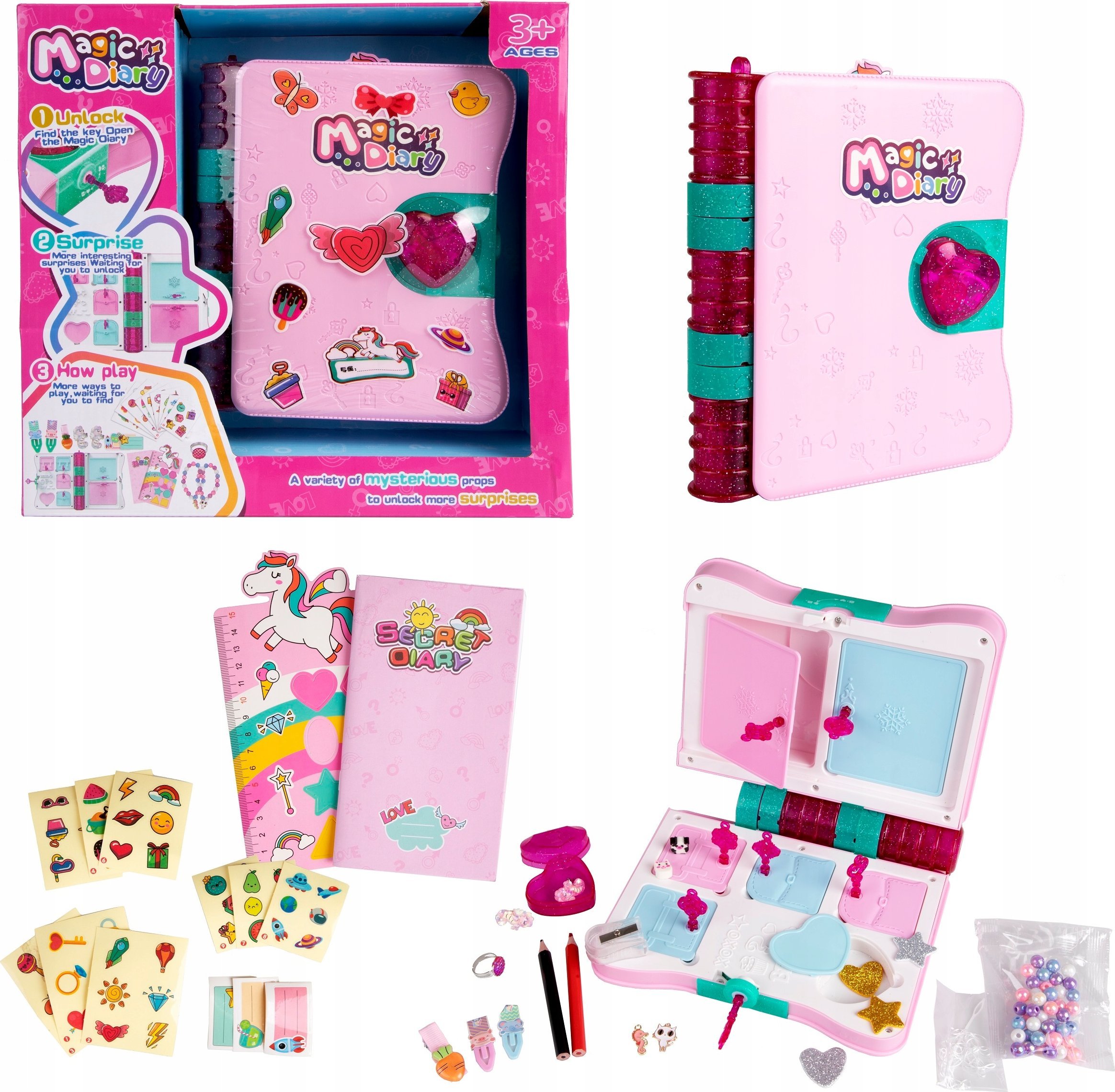 Norimpex Pamiętnik magiczny z akcesoriami 1008814