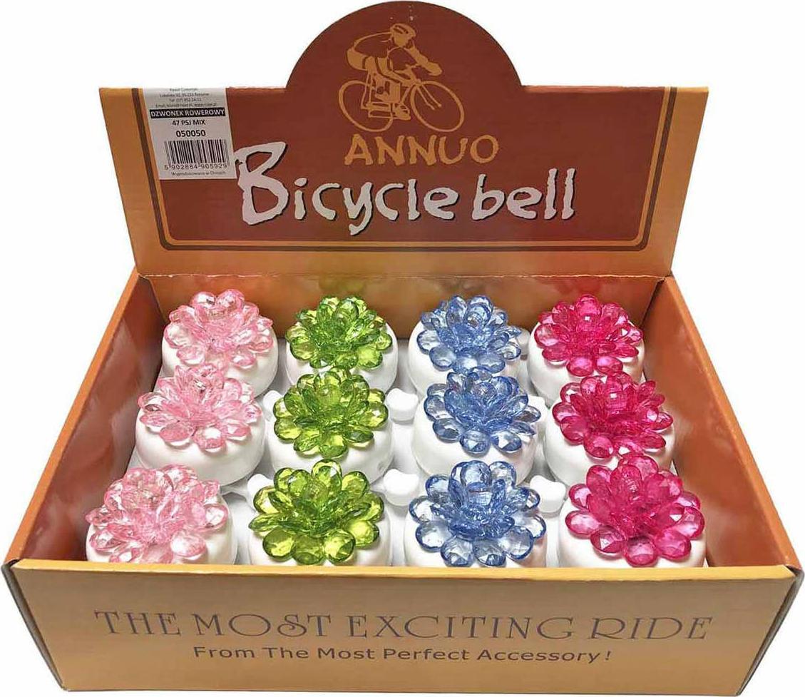 Dzwonek rowerowy 47PSJ mix kolorów 1 szt Uniwersalny