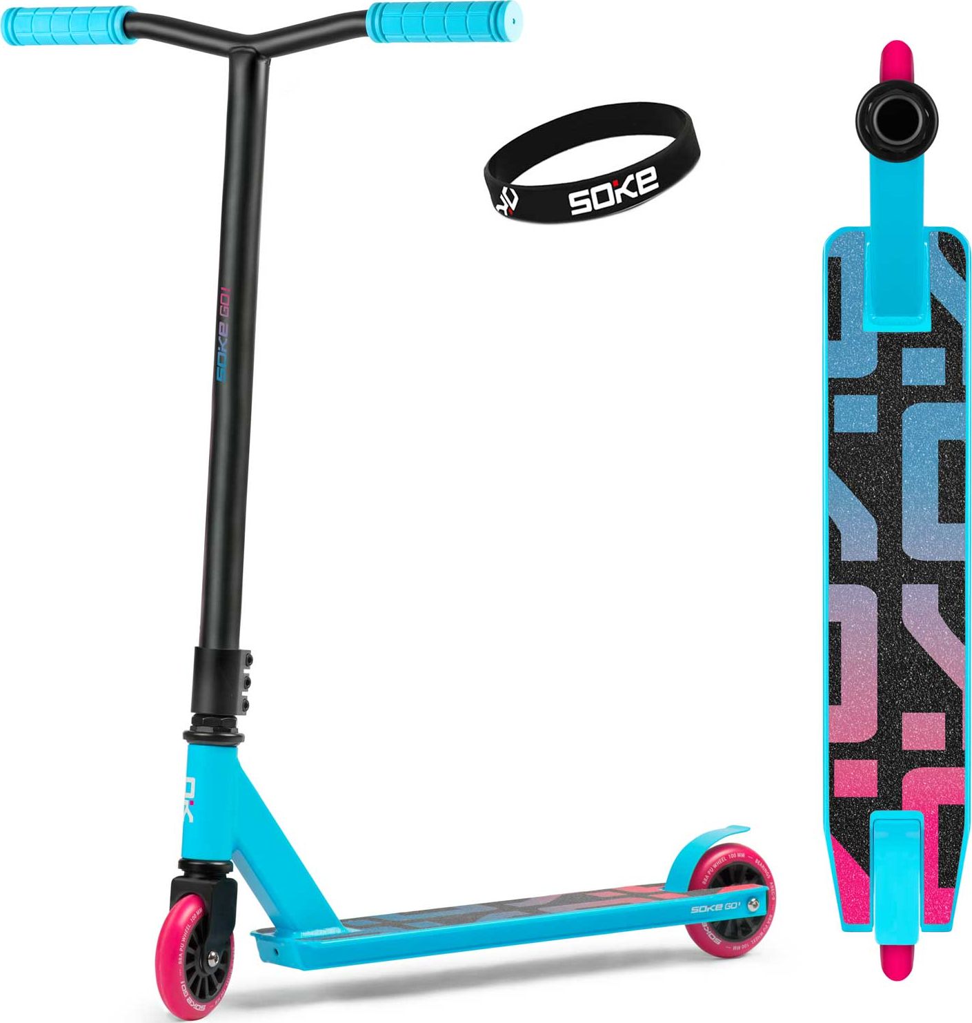 Hulajnoga Soke GO! Turkusowy (1641)