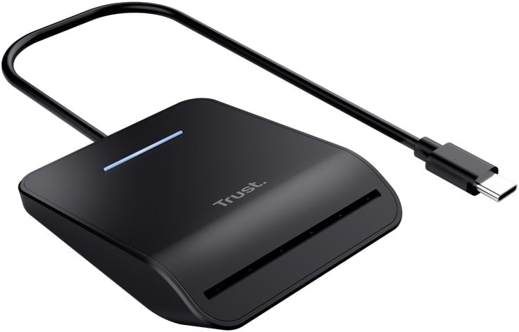 TRUST čtečka karet PRIMO (DNI, smartcard), externí, USB-C