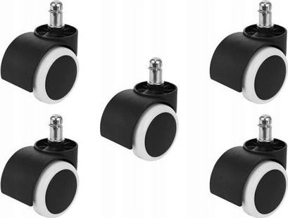 Topeshop kółka do fotela gumowe 5szt.