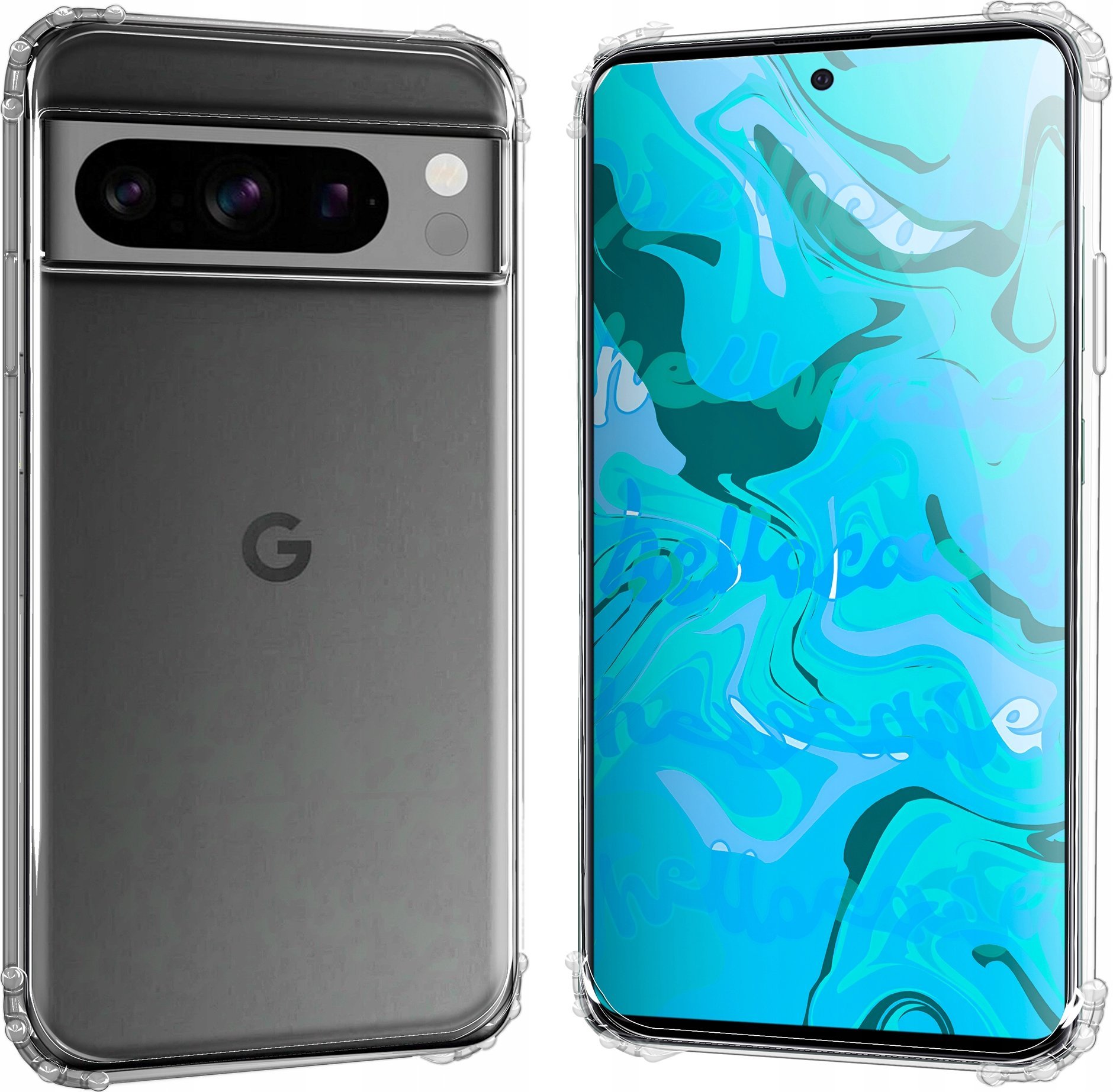 Hello Case ETUI PANCERNE DO GOOGLE PIXEL 8 PRO | CASE SILIKON GUMOWE SLIM ANTI SHOCK