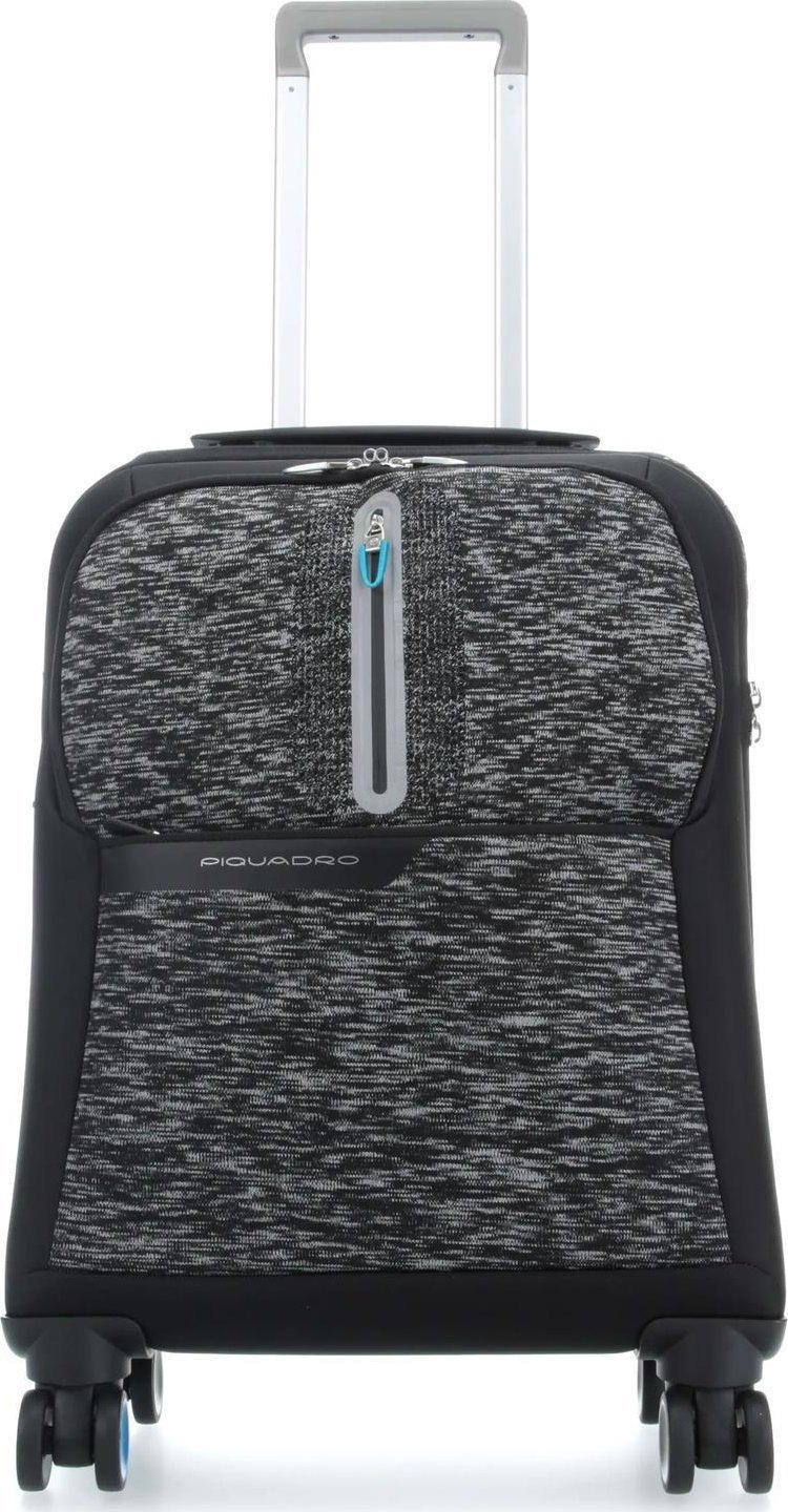 Piquadro Walizka mała BV3849BM czarno-szara