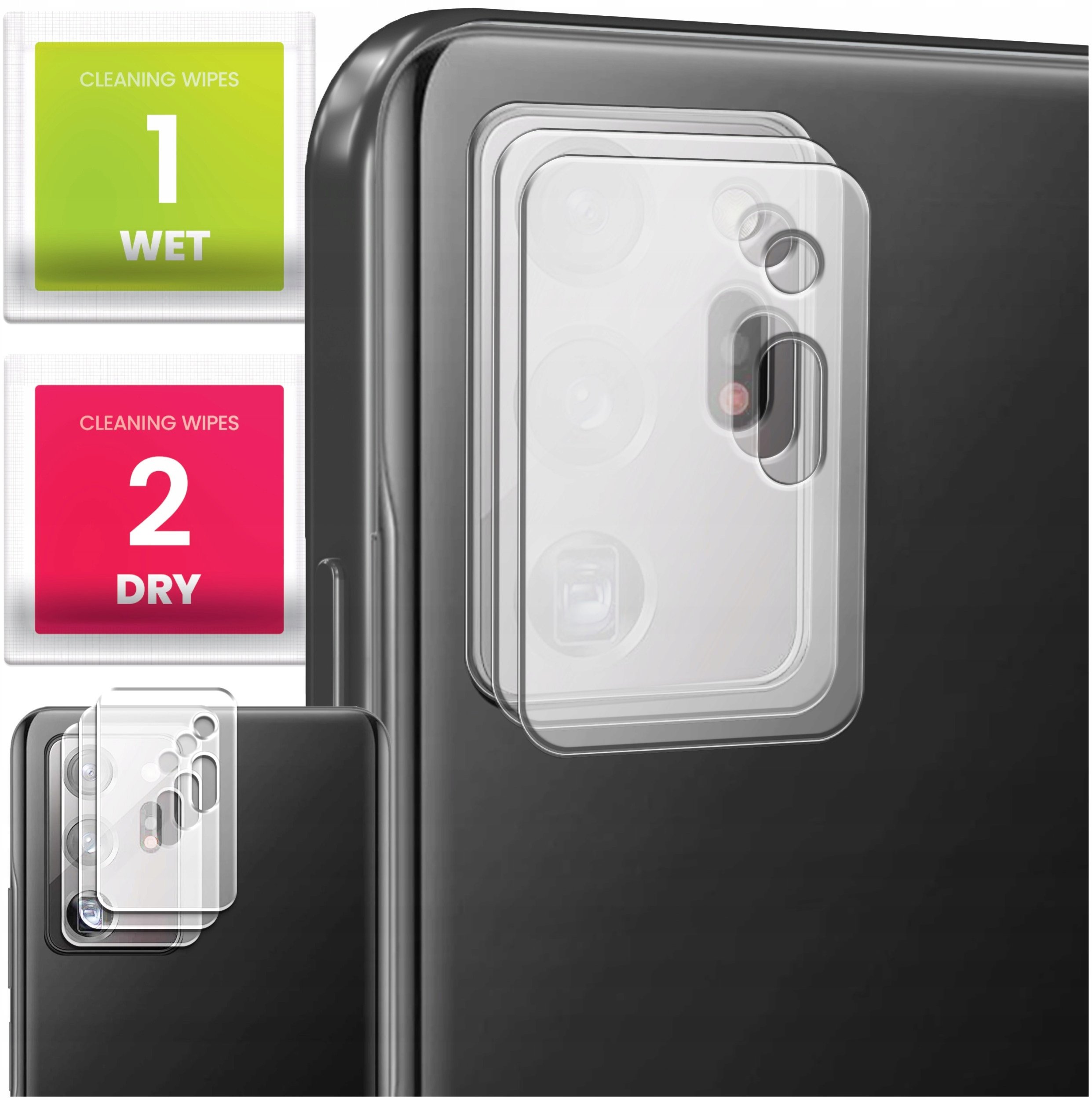 3-PAK Szkło Na Aparat Do Samsung Galaxy Note 20 Ultra (Hartowane, Ochronne)