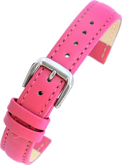 Pacific Pasek skórzany W30 do zegarka - w pudełku - różowy - 16mm