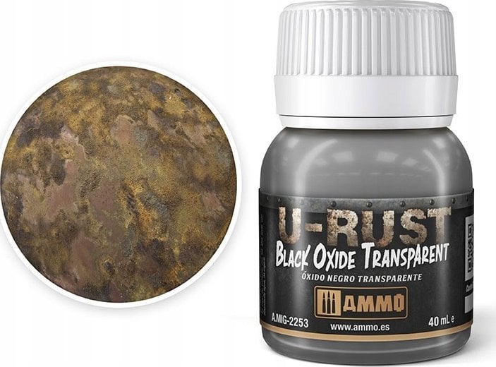 Vallejo Ammo: U-Rust - Black Oxide Transparent (40 ml)