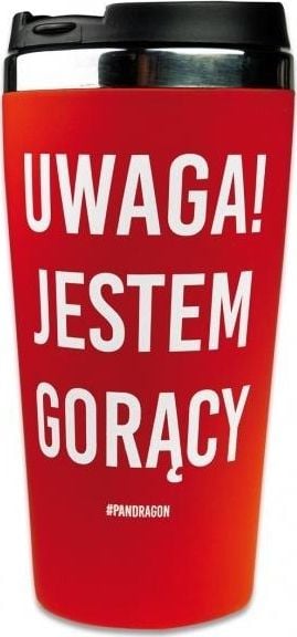 Pan Dragon Kubek termiczny 21-Jestem gorący!