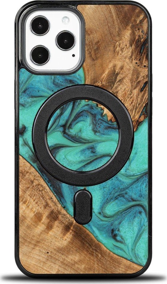 BeWood Etui Bewood Unique na iPhone 12 Pro Max - Turquoise z MagSafe