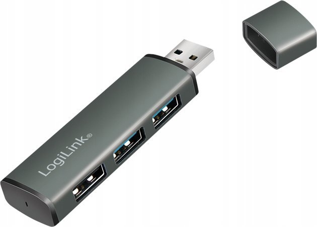 HUB USB LogiLink LogiLink USB 3.2 HUB 3-port, Gen2 mit Aluminiumgehäuse