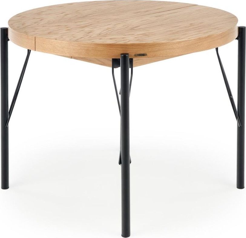 Halmar Stół INFERNO 100(300)x100 dąb/czarny rozkładany