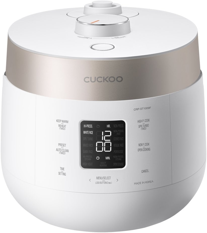 Cuckoo Reiskocher 1.80l CRP-ST1009F Twin Pressure grau