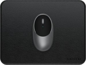 Podkładka na biurko ze skóry wegańskiej Satechi Premium Mouse Pad (black)