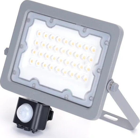 Naświetlacz Aigostar Halogen LED Światło strumieniowe z ultracienką soczewką z czujnikiem 30W LED Światło strumieniowe z ultracienką soczewką z czu