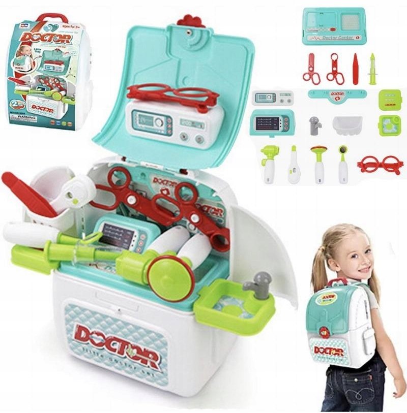 Zestaw Lekarski w Plecaku dla Małego Doktora