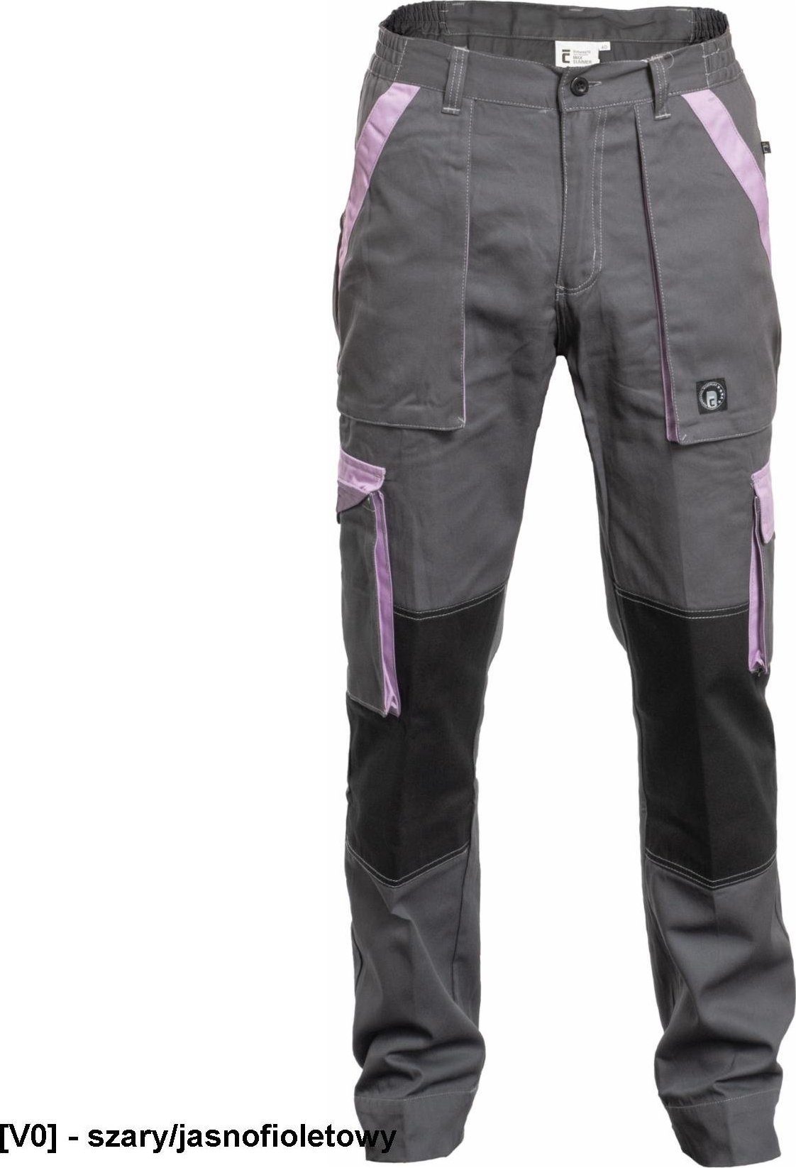 CERVA MAX SUMMER LADY - spodnie - szary/jasnofioletowy 50