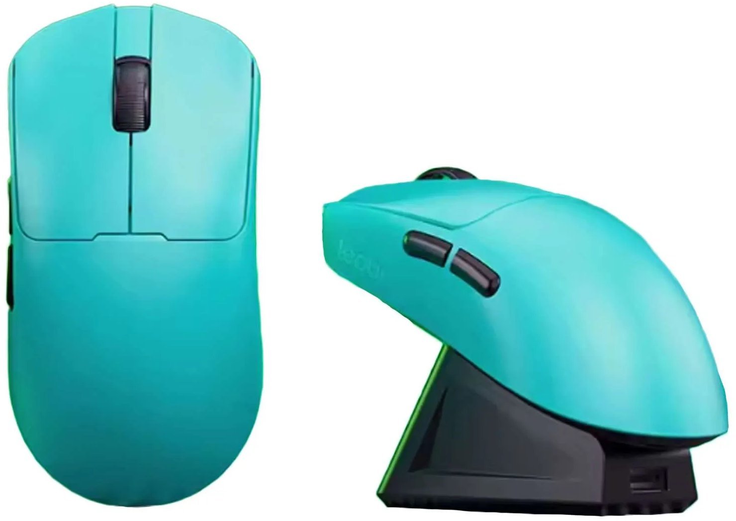 Mysz Leobog GM3 Cyan ze stacją ładującą (LEGM3C)