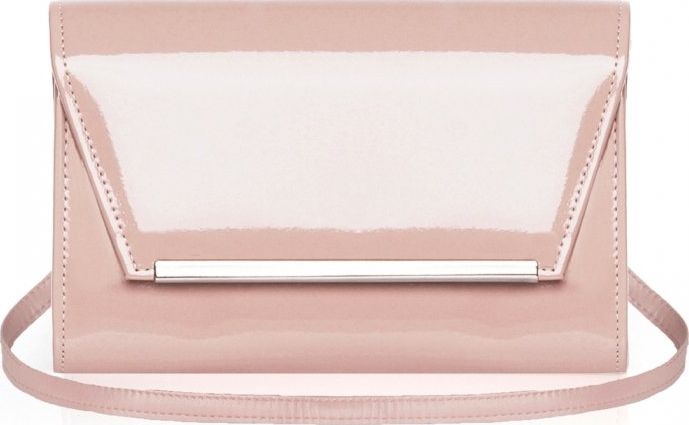 Solome RÓŻOWA PUDROWA KOPERTÓWKA TOREBKA DAMSKA SOLOME M10