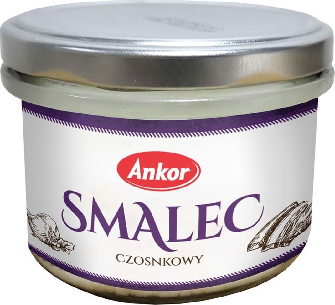 Ankor Ankor Smalec czosnkowy 180 g