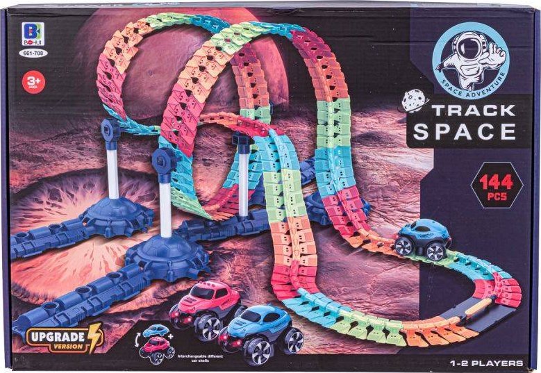 Elastyczny Tor Samochodowy, Wyścigowy 144 Elementy