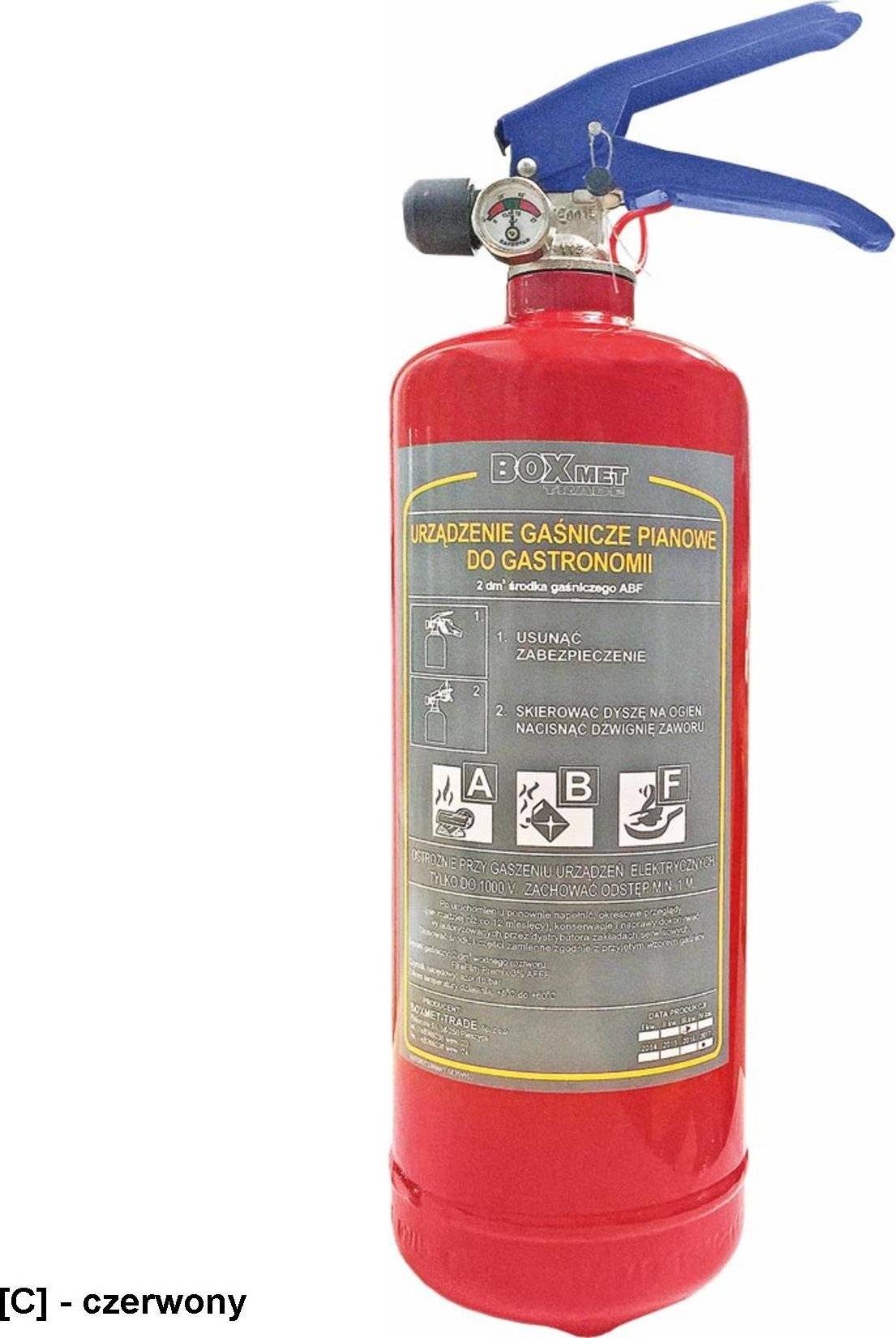 Boxmet BX-UGP-2XABF - urządzenie gaśnicze pianowe przeznaczone do stosowania domowego