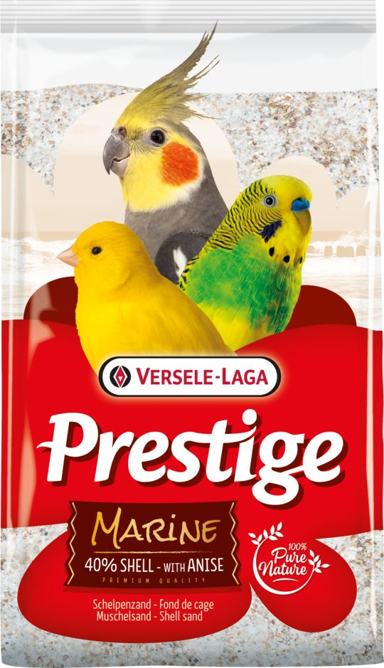 Versele-Laga Versele-Laga Kristal Shell Sand - piasek dla ptaków z muszlami ostryg op. 5 kg uniwersalny
