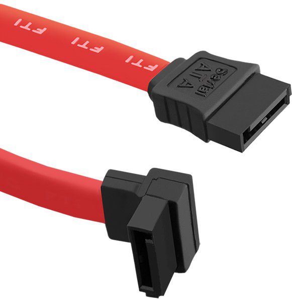 Qoltec SATA - SATA, 0.35m, Czerwony (50471)