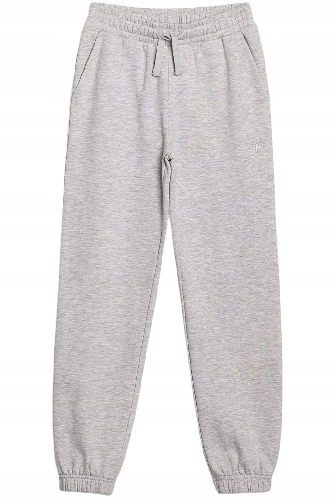 SPODNIE DRESOWE DZIEWCZĘCE JOGGERY 4F F1189 SZARE