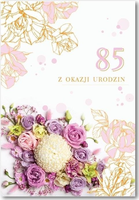 Kartka okolicznościowa Urodziny 85