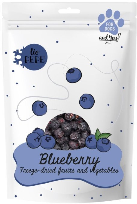 PAKA ZWIERZAKA - Przysmak Lio PEPE Blueberry (borówka) 15g